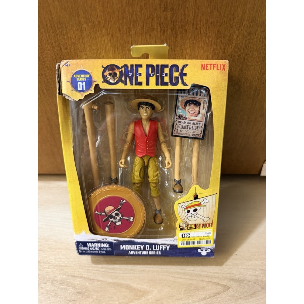 Monkey D. Luffy One Piece Netflix Adventure Series Action Figure New